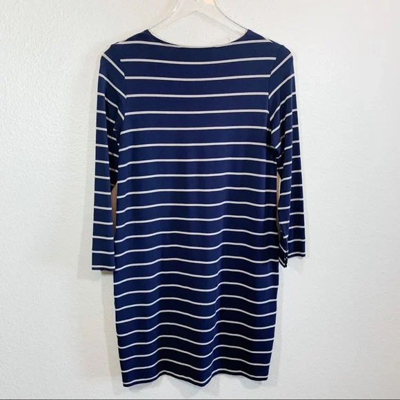 Ritva Falla navy striped tunic with pockets - Picture 4 of 5